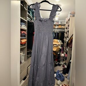 Hill House Home Ellie Nap Dress - Blue and White Gingham Size M